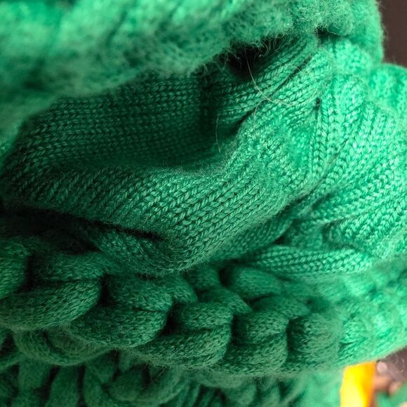 Velvet By Jenny Graham Green Crochet Knit Mini Bag - Picture 9 of 10